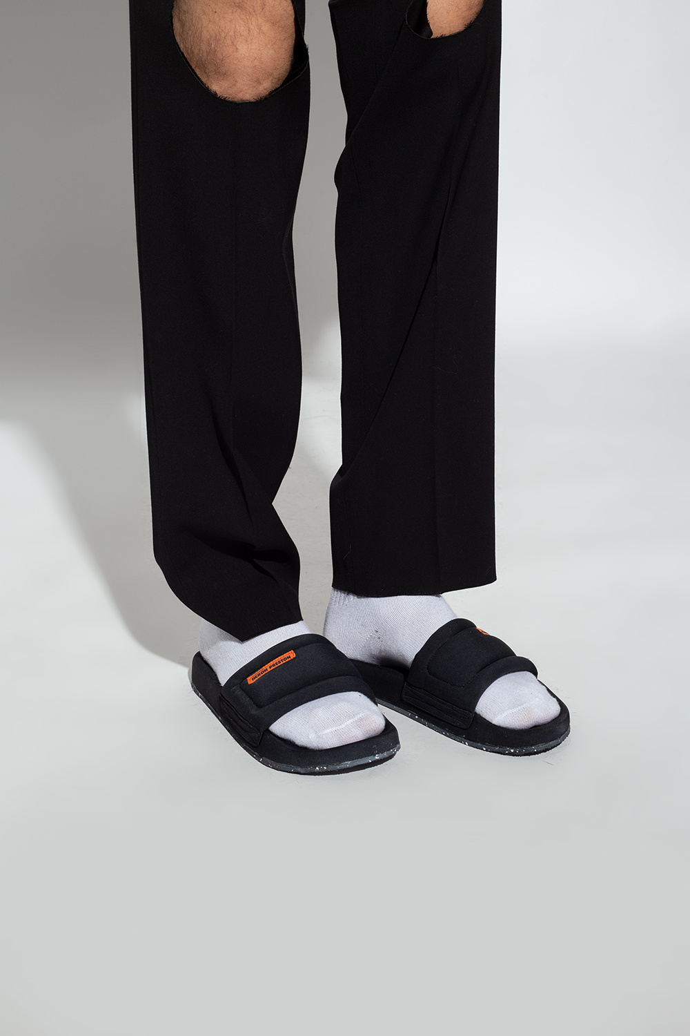 Heron Preston Slides with logo | Men's Shoes | Vitkac